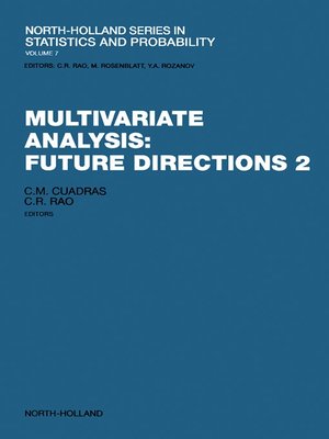 cover image of Multivariate Analysis